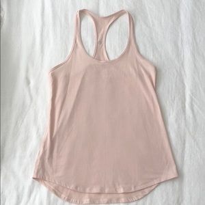 Lululemon blush Racerback tank size 2